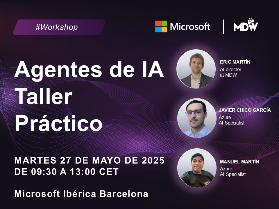 Agentes de IA Workshop Presencial en Barcelona
